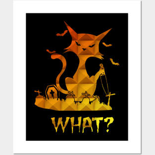 What Halloween Cat Posters and Art